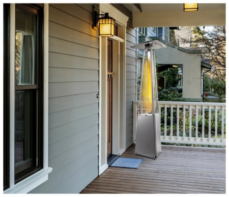 Газовый уличный обогреватель мощностью 13-14 кВт Ballu BOGH-15 в Москве