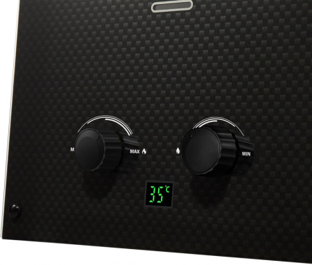 Газовый проточный водонагреватель Ballu GWH 10 Fiery Glass Carbon в Москве