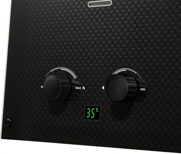 Газовый проточный водонагреватель Ballu GWH 10 Fiery Glass Carbon в Москве