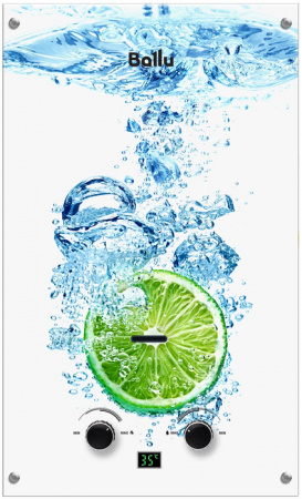 Газовый проточный водонагреватель Ballu GWH 10 Fiery Glass Lime в Москве