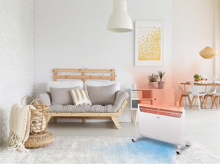 Конвектор электрический Ballu BEC/EVU-2500-4I с блоком управления и шасси в Москве