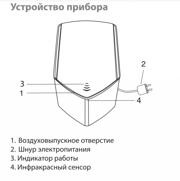 Металлическая сушилка для рук Ballu BAHD-1010 в Москве